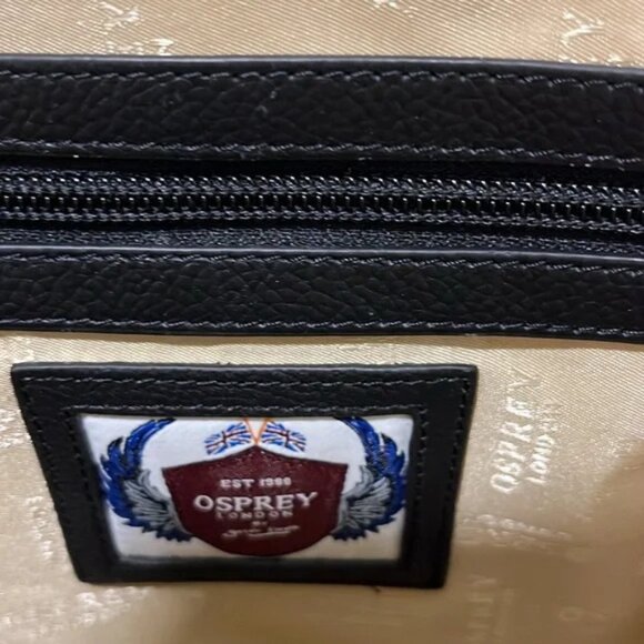 OSPREY LONDON The Rhoda Leather & Suede Backpack - Picture 6 of 10